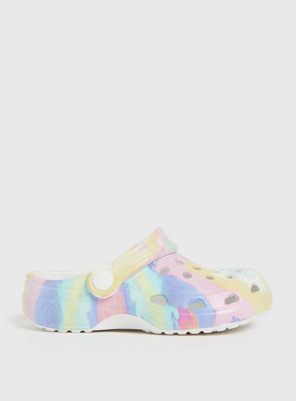 Pastel tie dye on sale crocs